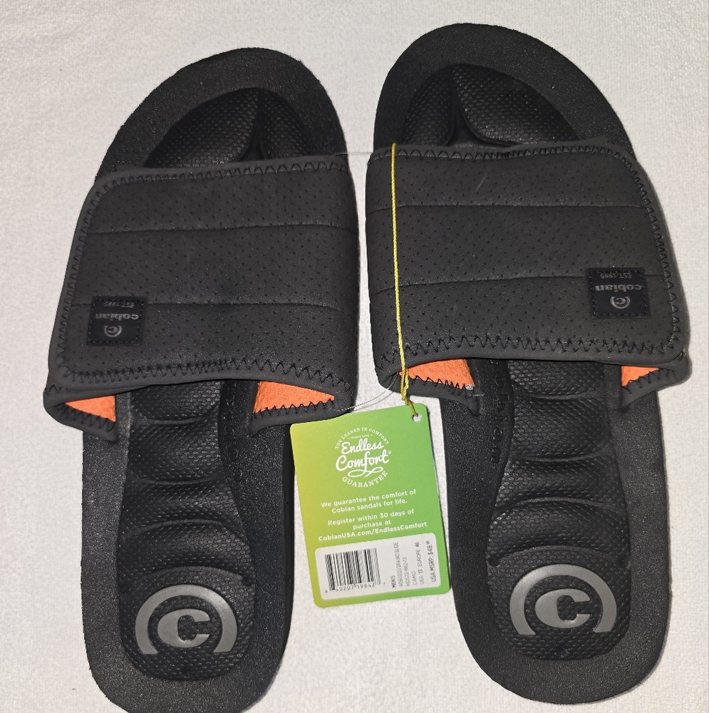 Cobian Men's Size 13 HDS22-962 Hobgood Draino Black Flip Flops Sandals NEW